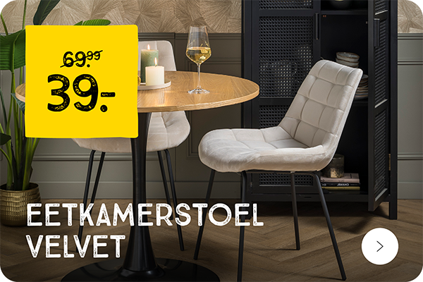 Eetkamerstoel velvet